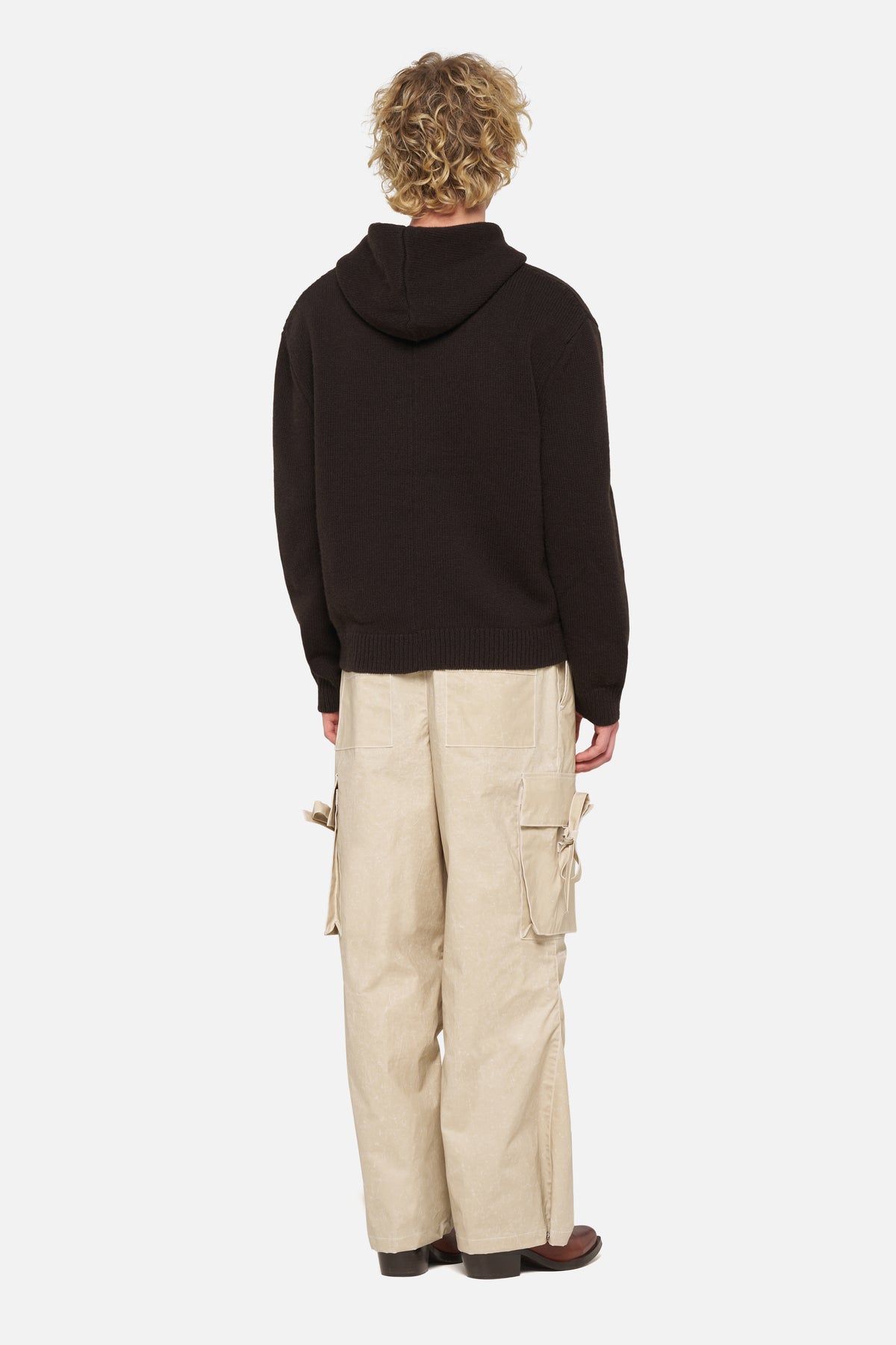 KNIT HOODIE