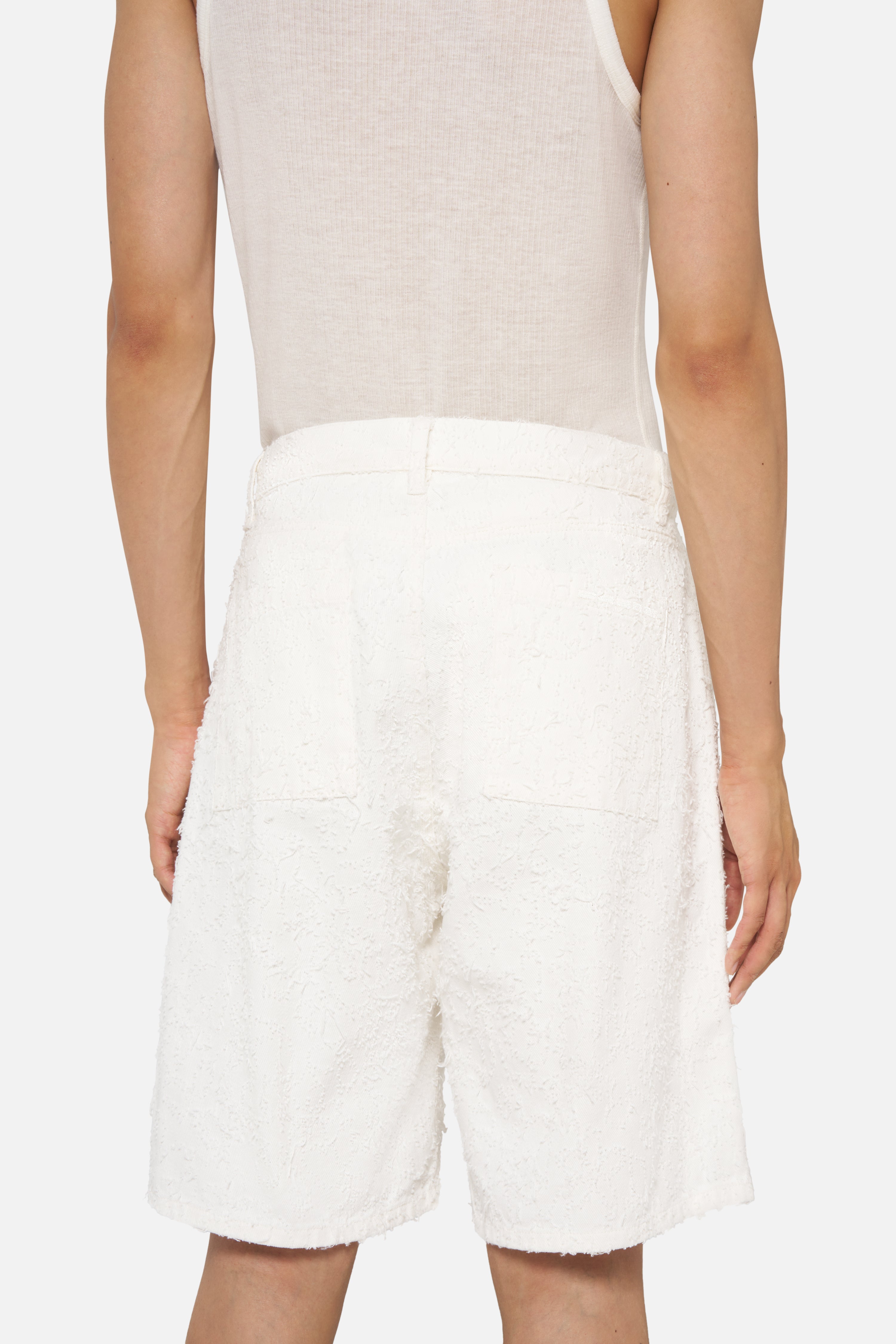 BRUSHED RELAXED DENIM SHORT