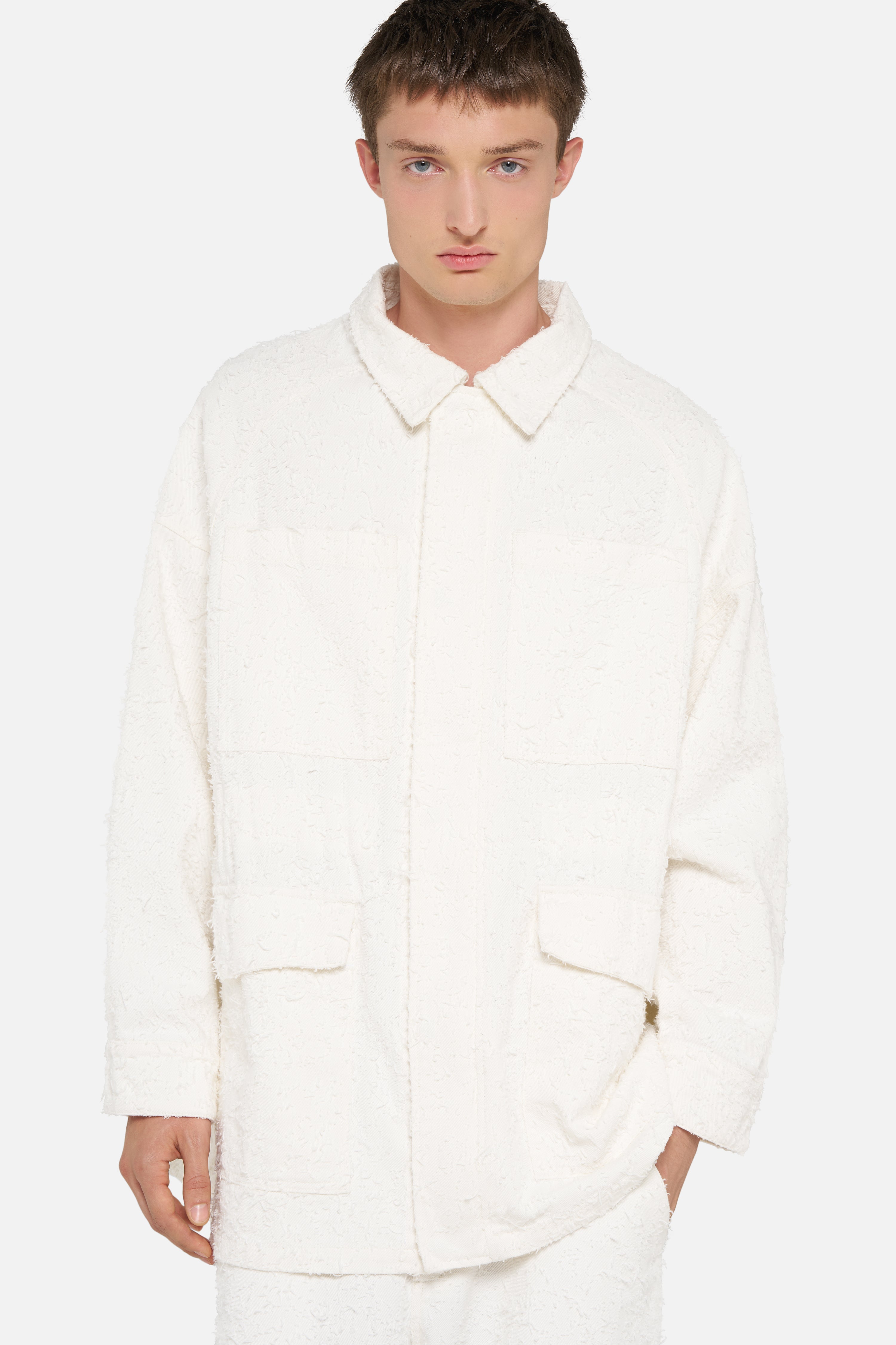 BRUSHED SAFARI JACKET