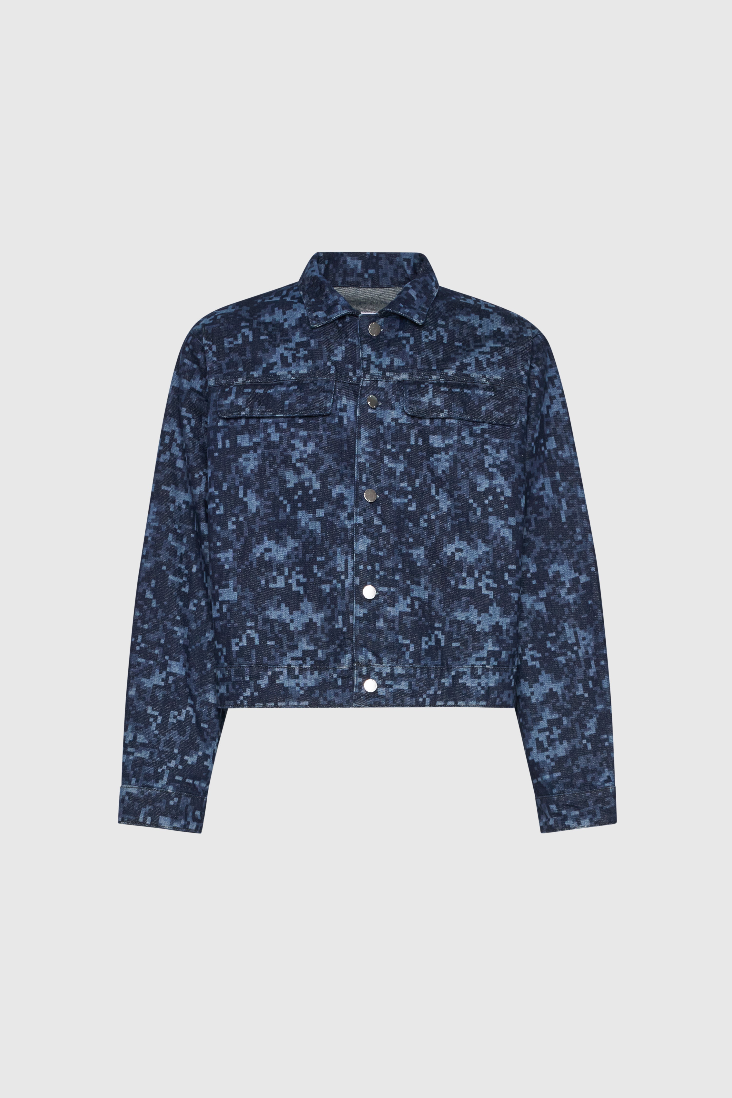 Night camo denim jacket