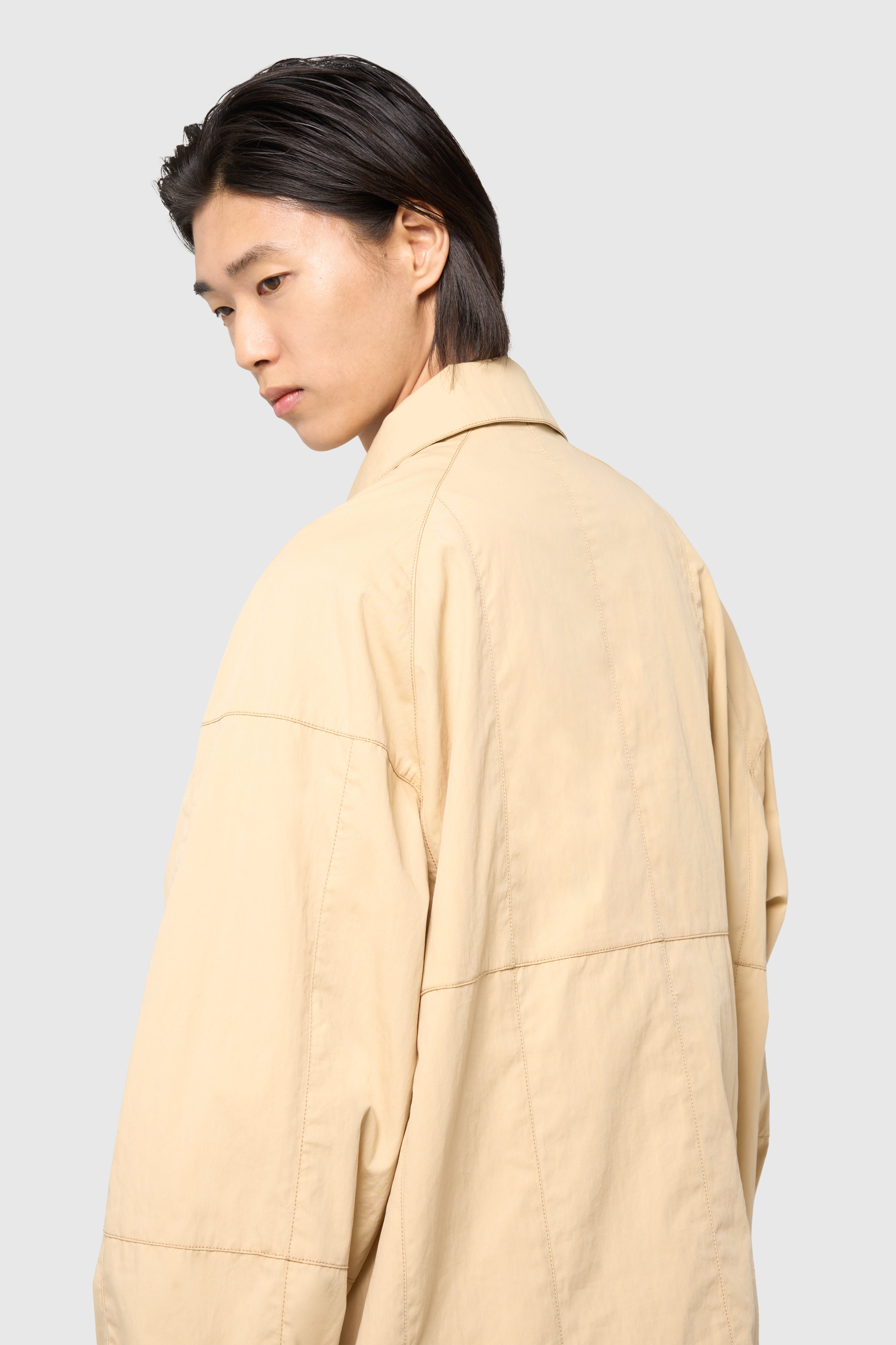 Patchwork mac jacket