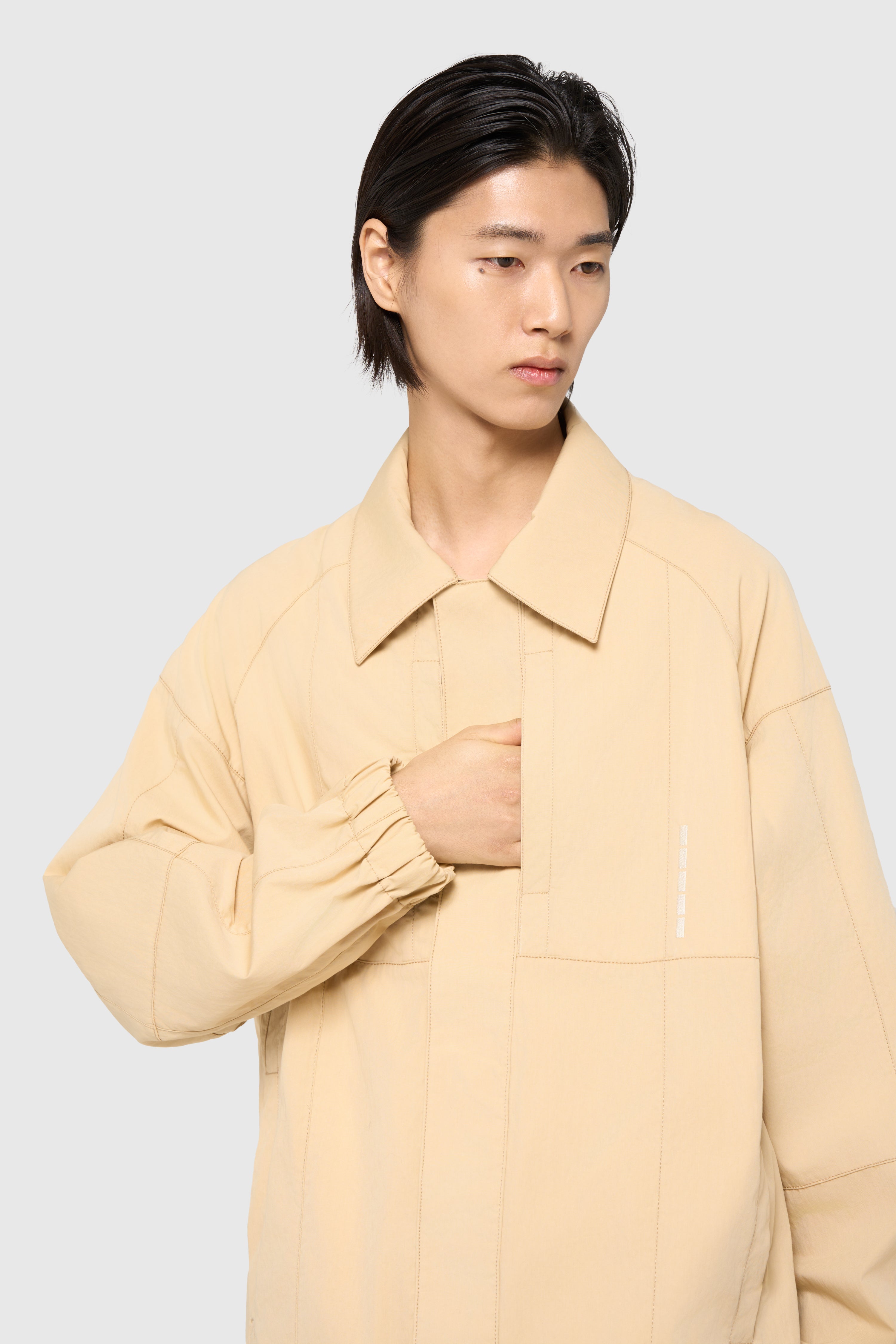 Patchwork mac jacket