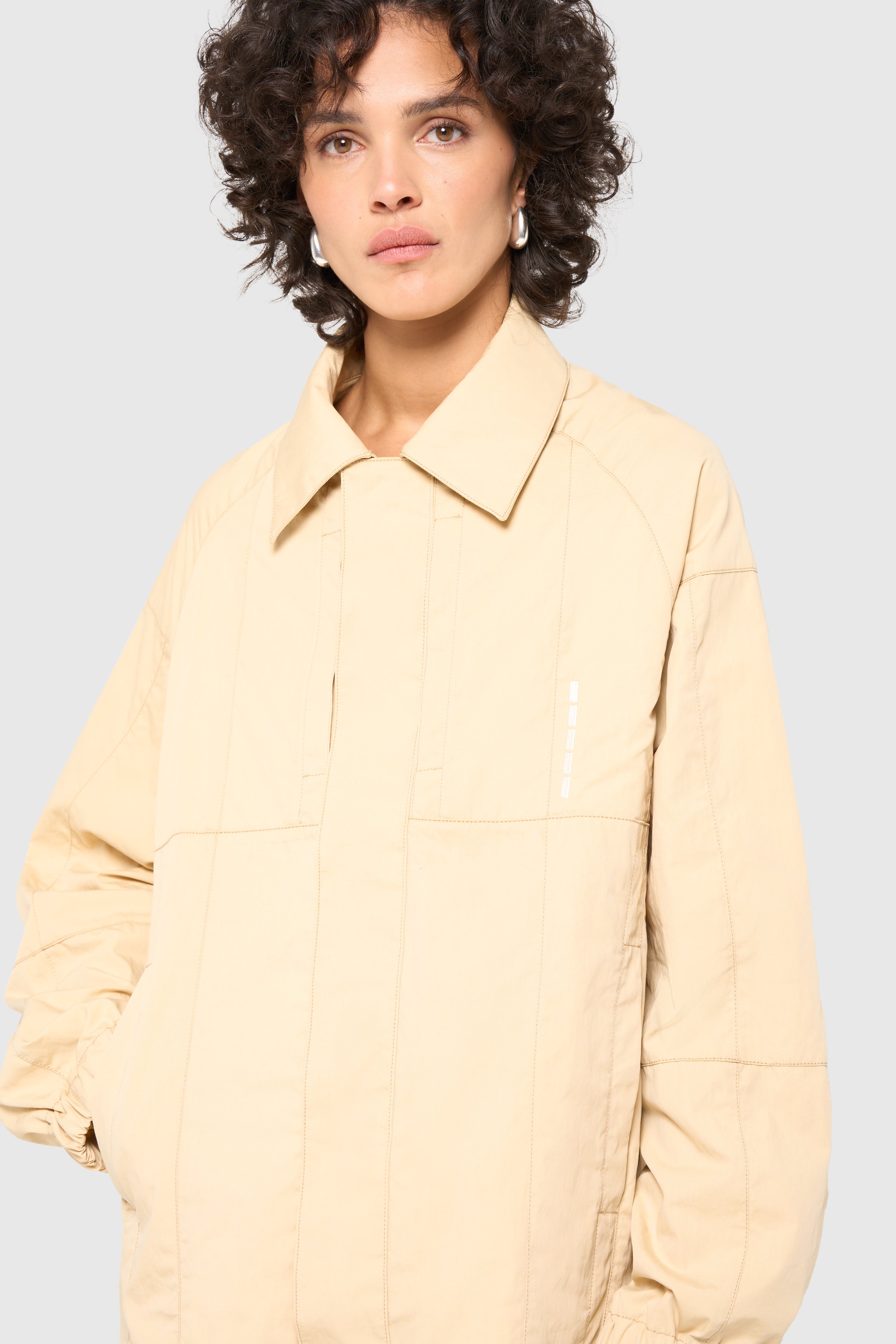 Patchwork mac jacket