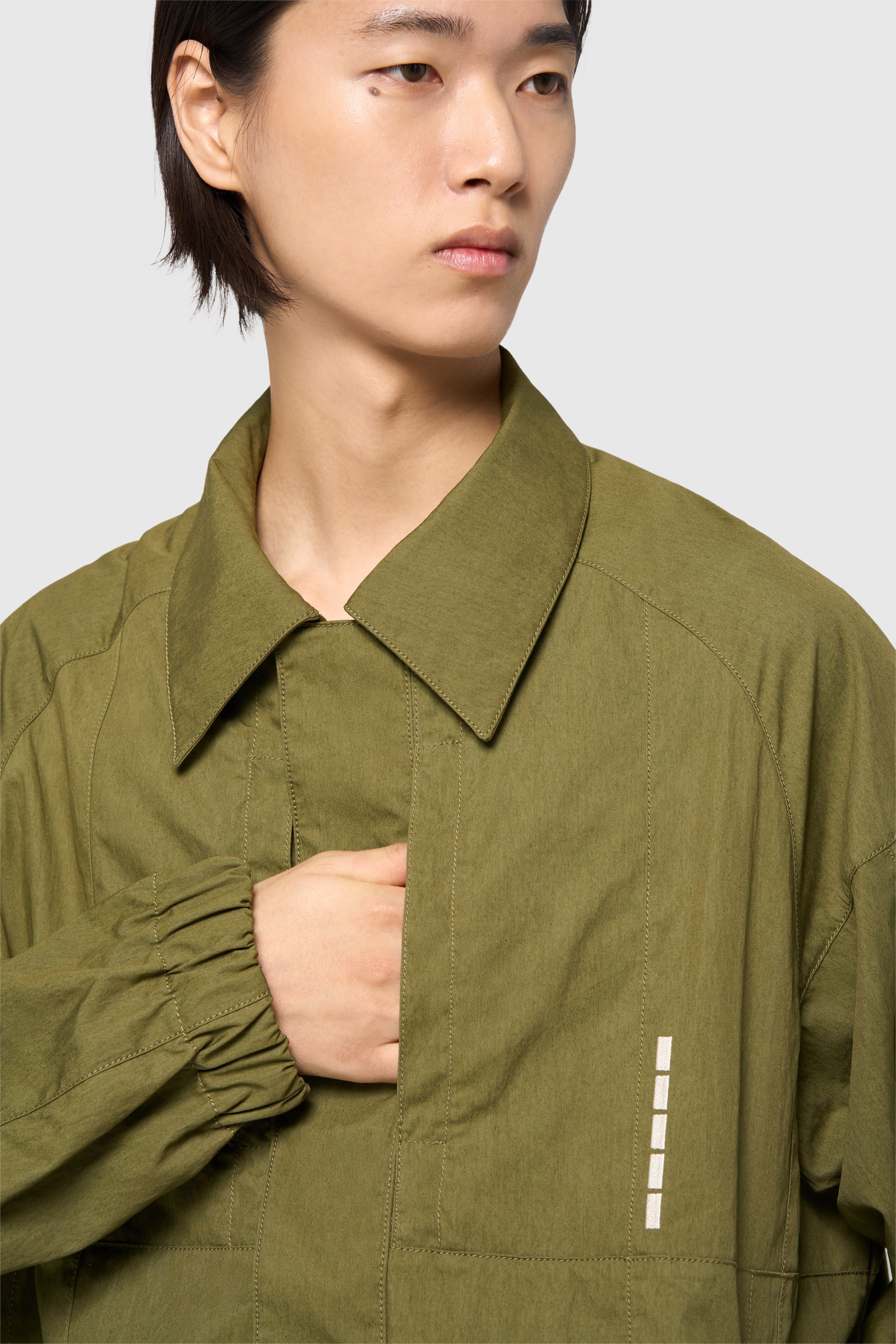 Patchwork mac jacket