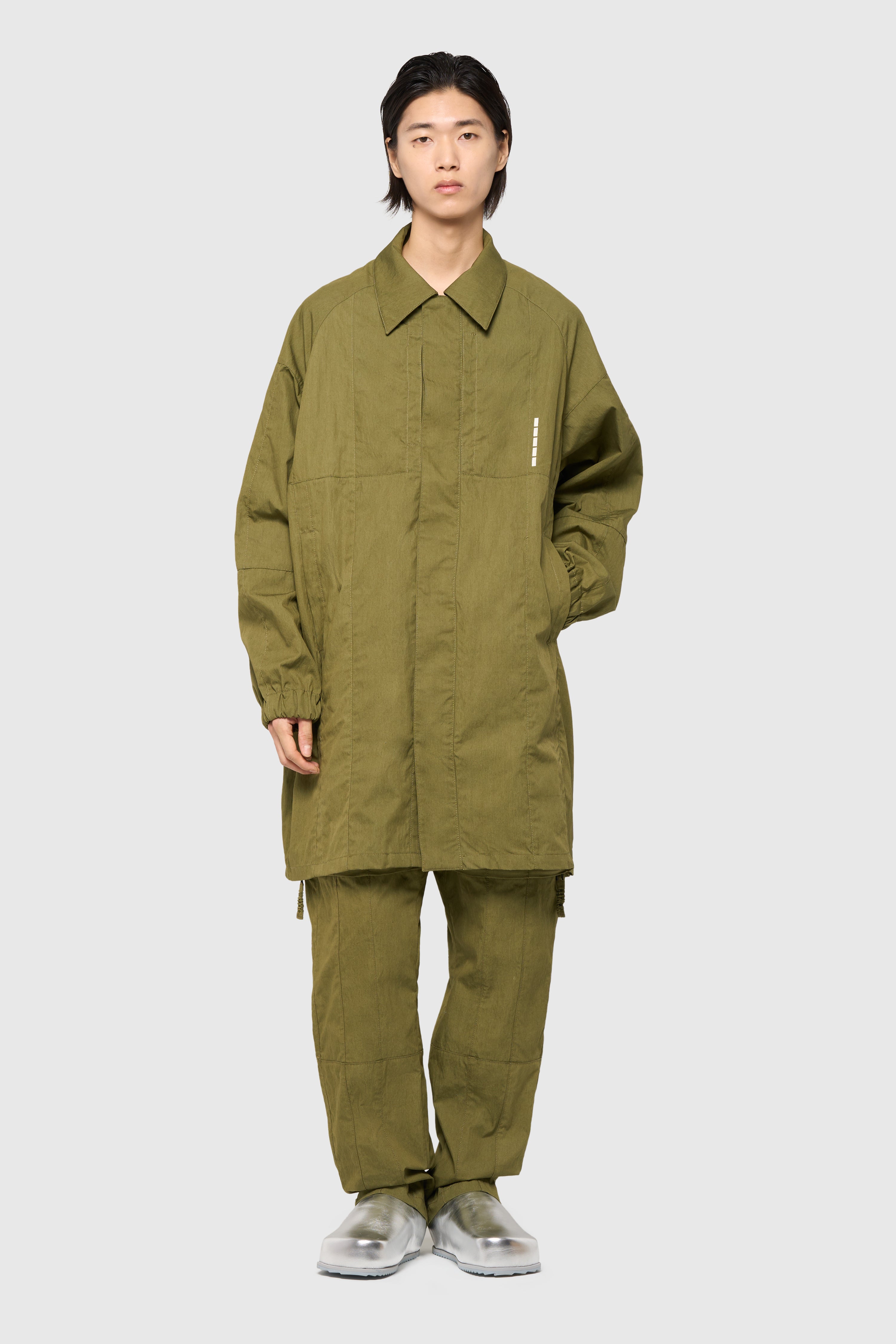 Patchwork mac jacket