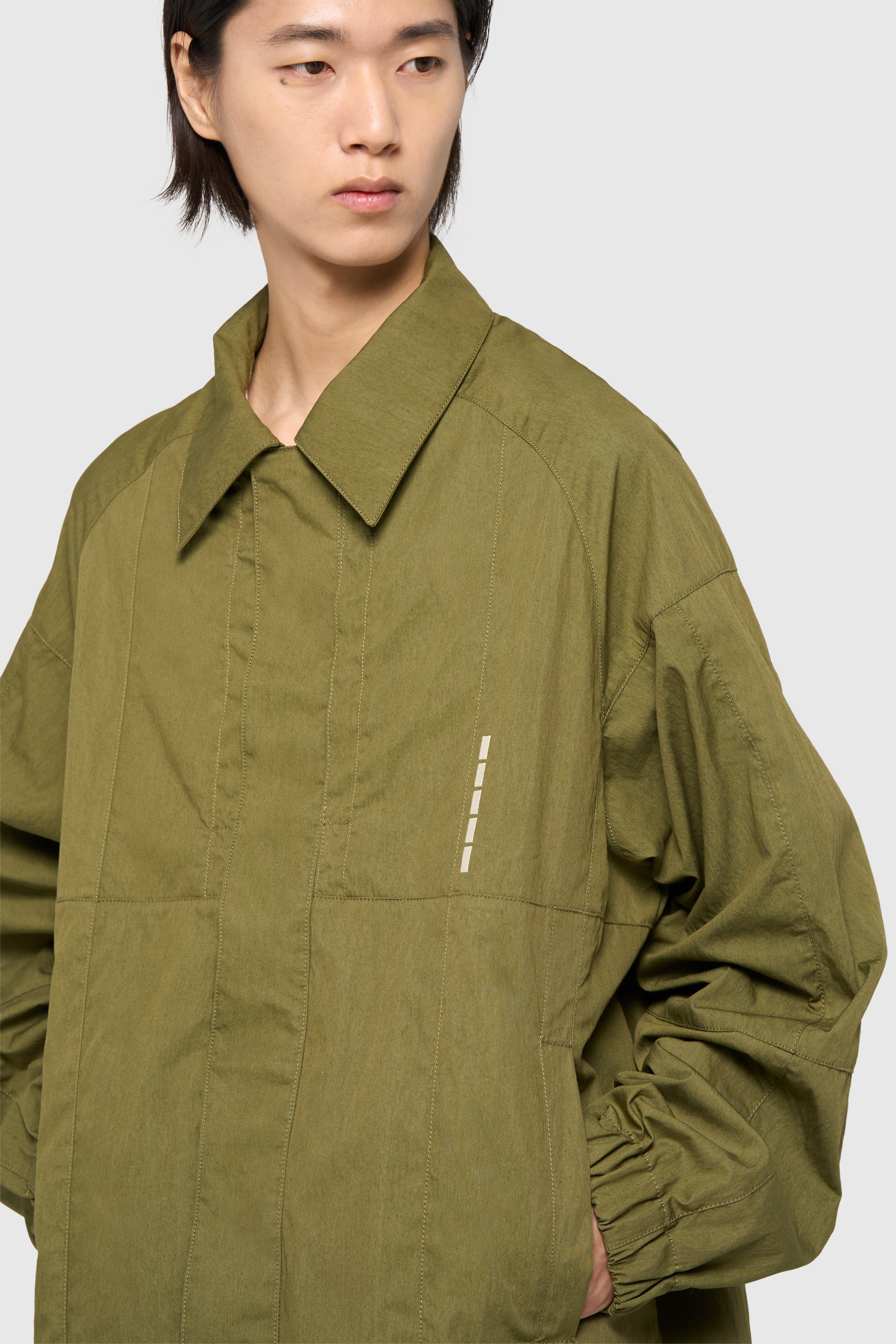 Patchwork mac jacket