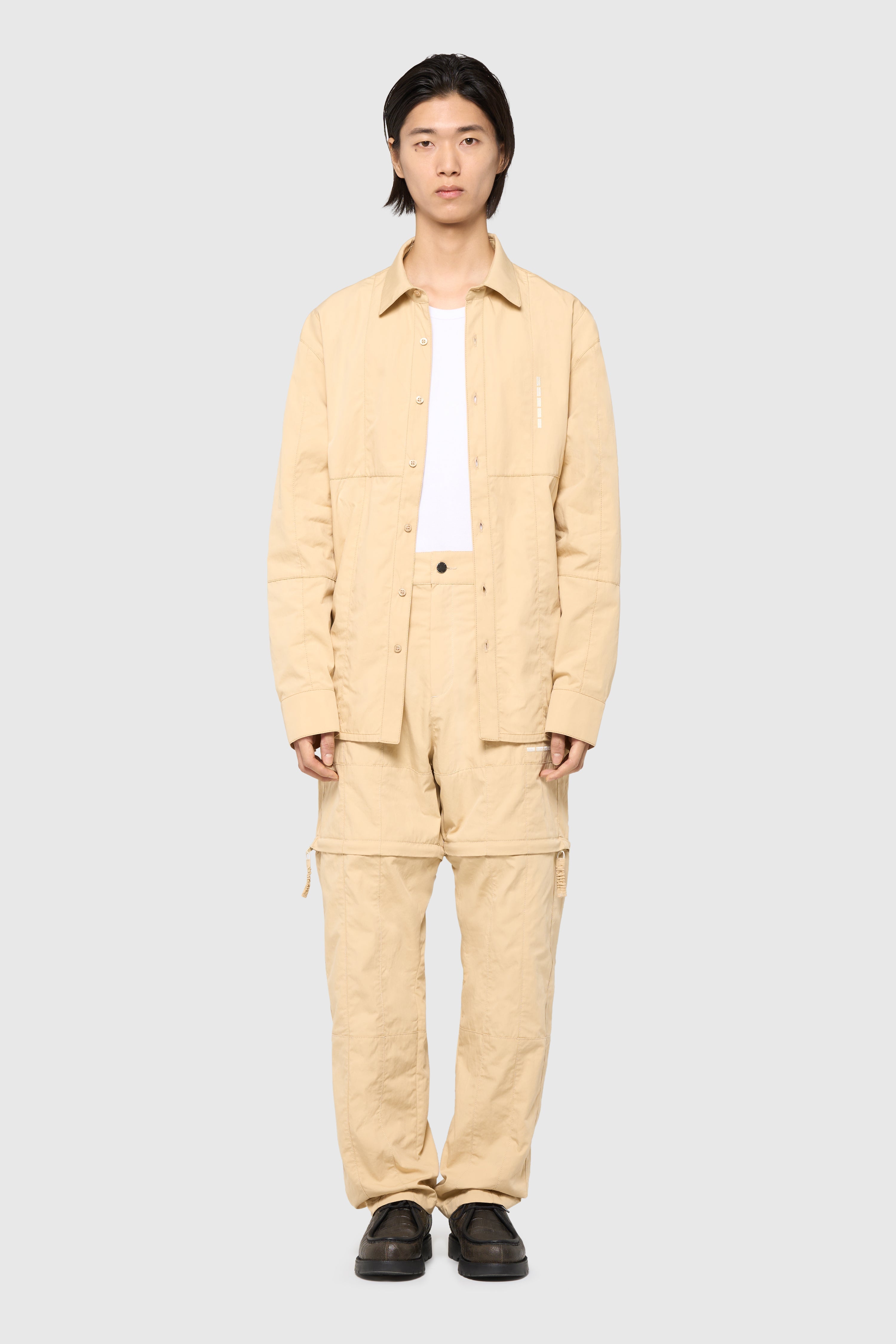 Patchwork pants-short