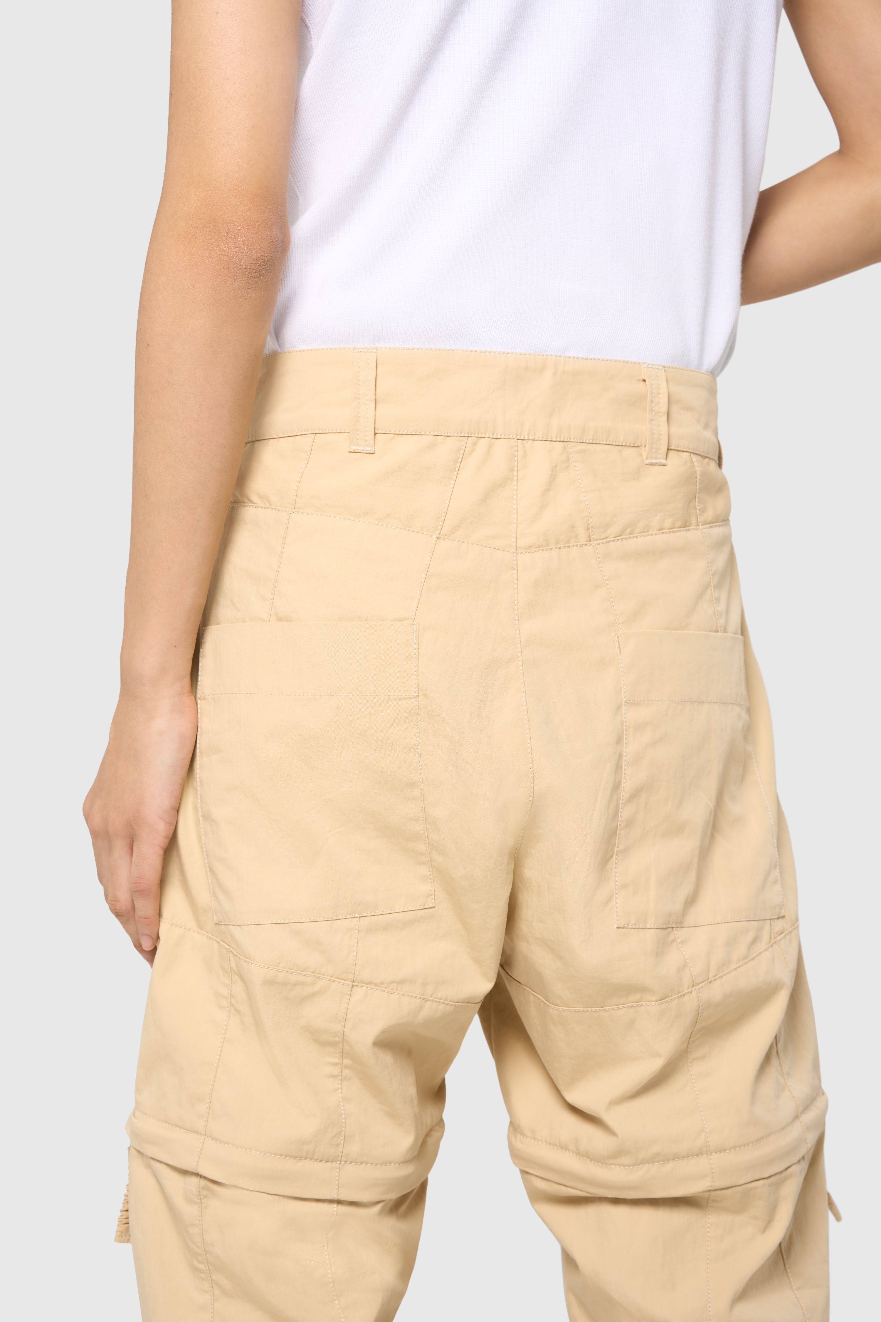 Patchwork pants-short