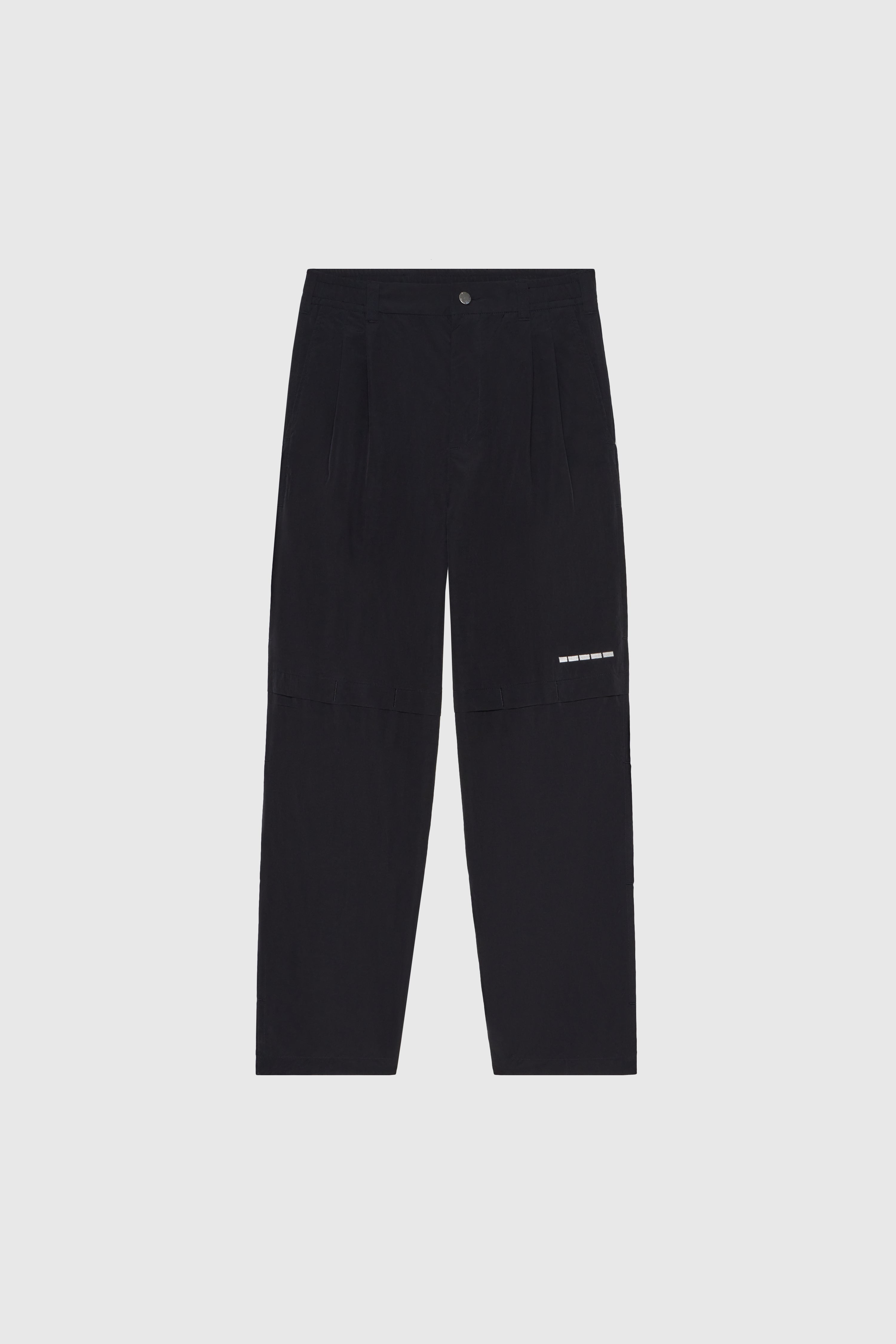 Sand pleated trousers