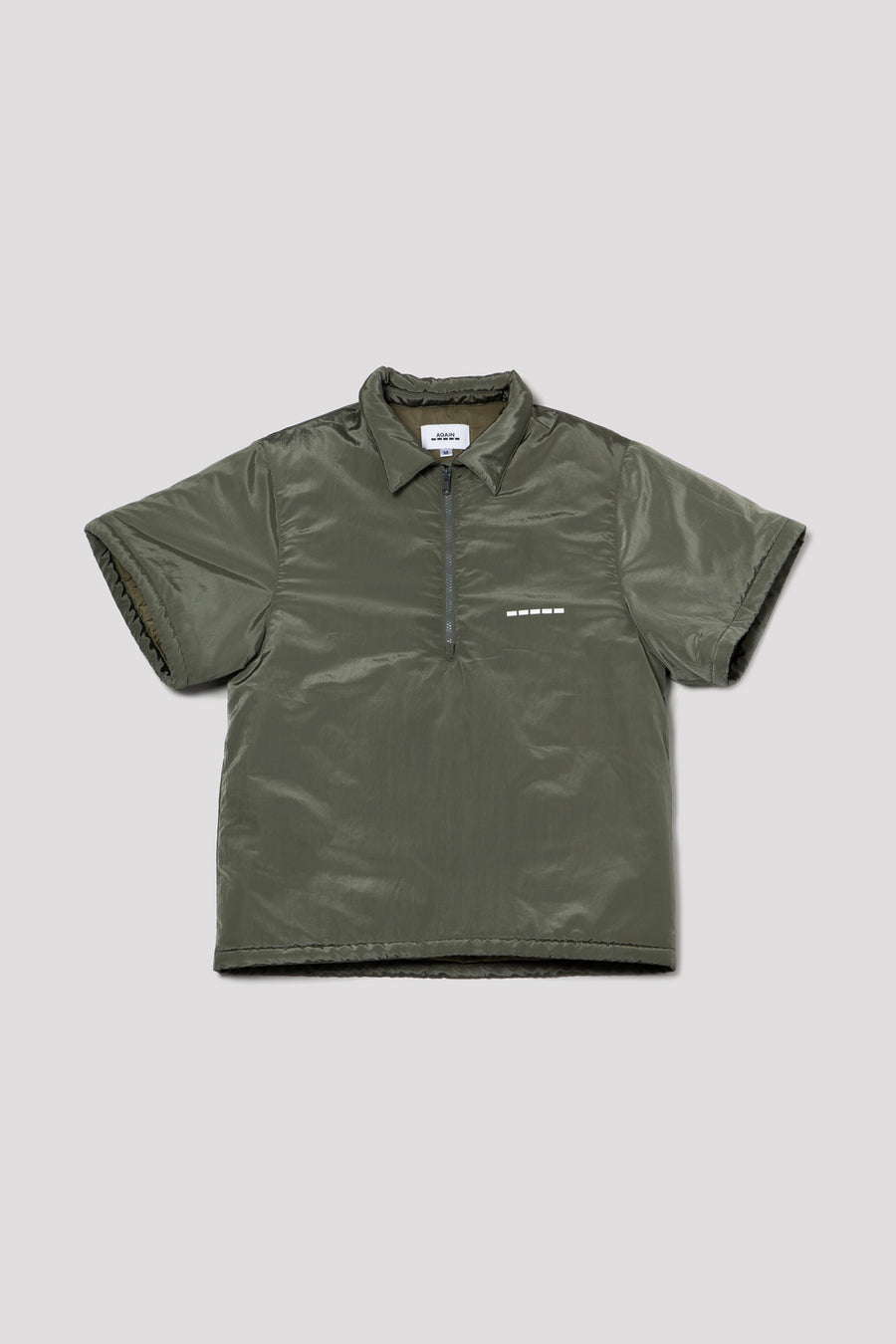Pyrite quilted polo shirt