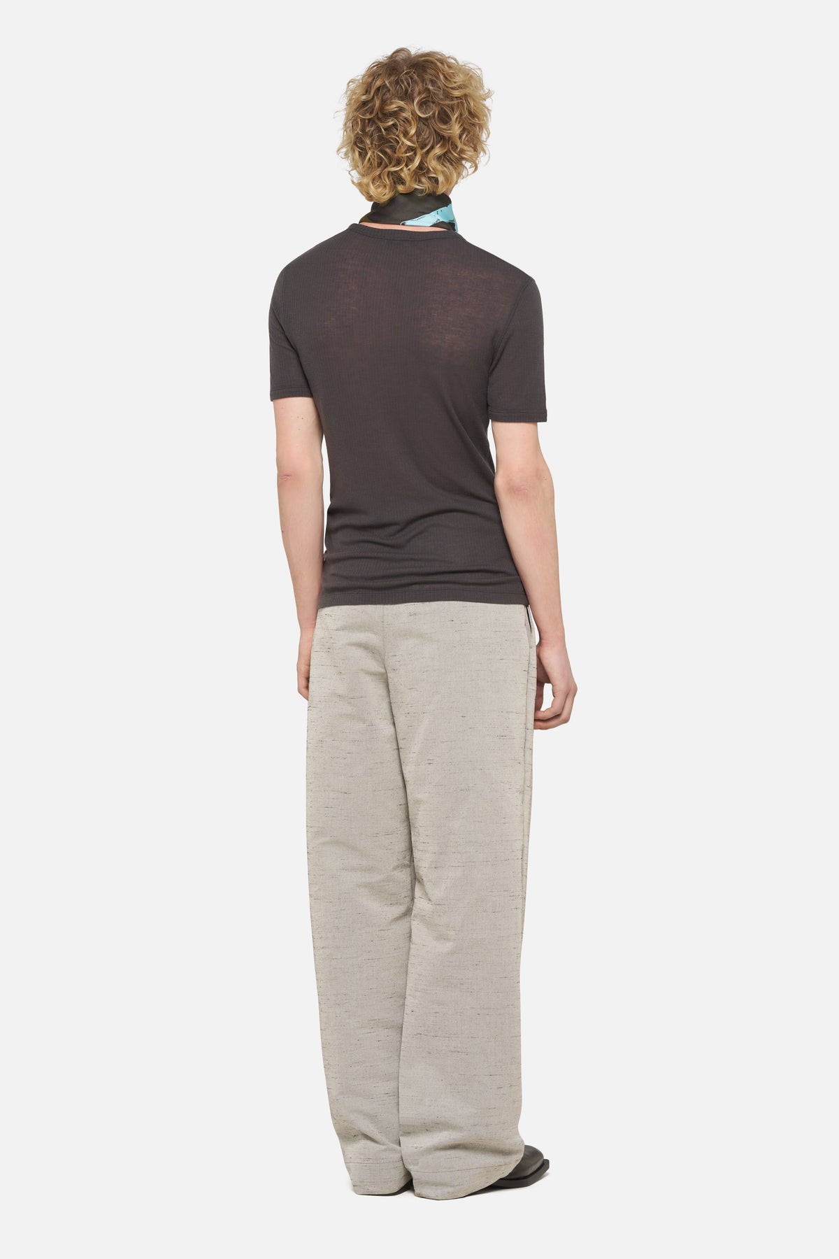 HEATHERED TAILORED PANT